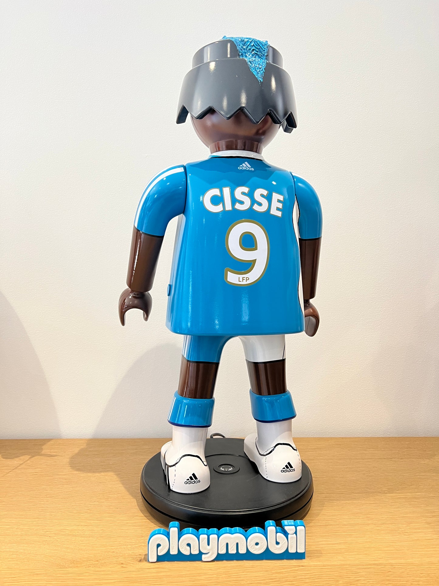 OLYMPIQUE DE MARSEILLE Djibril Cisse OM PLAYMOBIL XXL - joueur de football